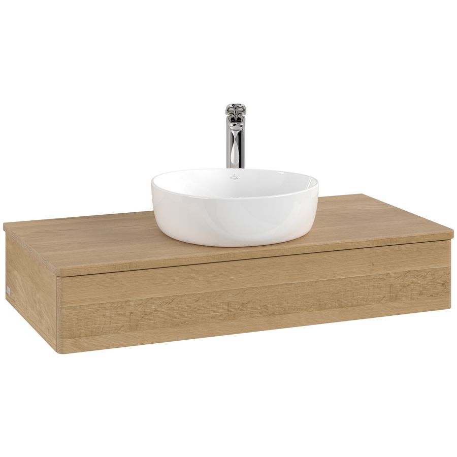 Wastafelonderkast Antao 1000x190x500mm Honey Oak L09051HN