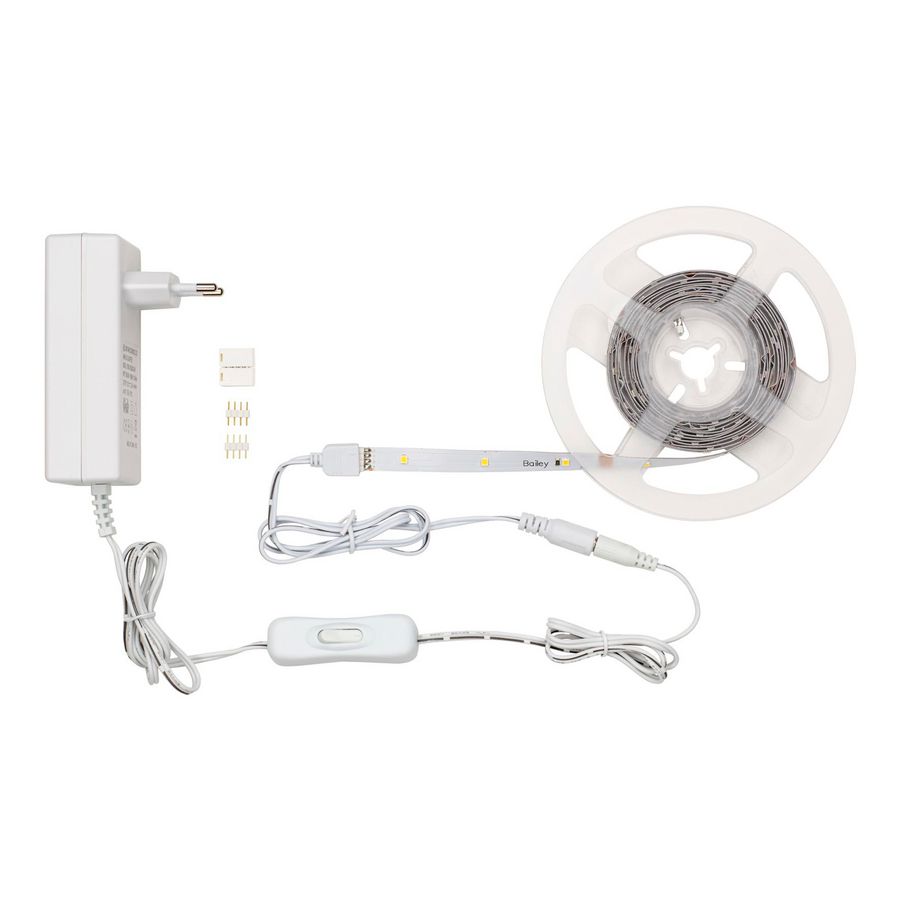 Lichtslang Strip Basic L=3m. 4000K 6.8W/m IP20 Plug & Play