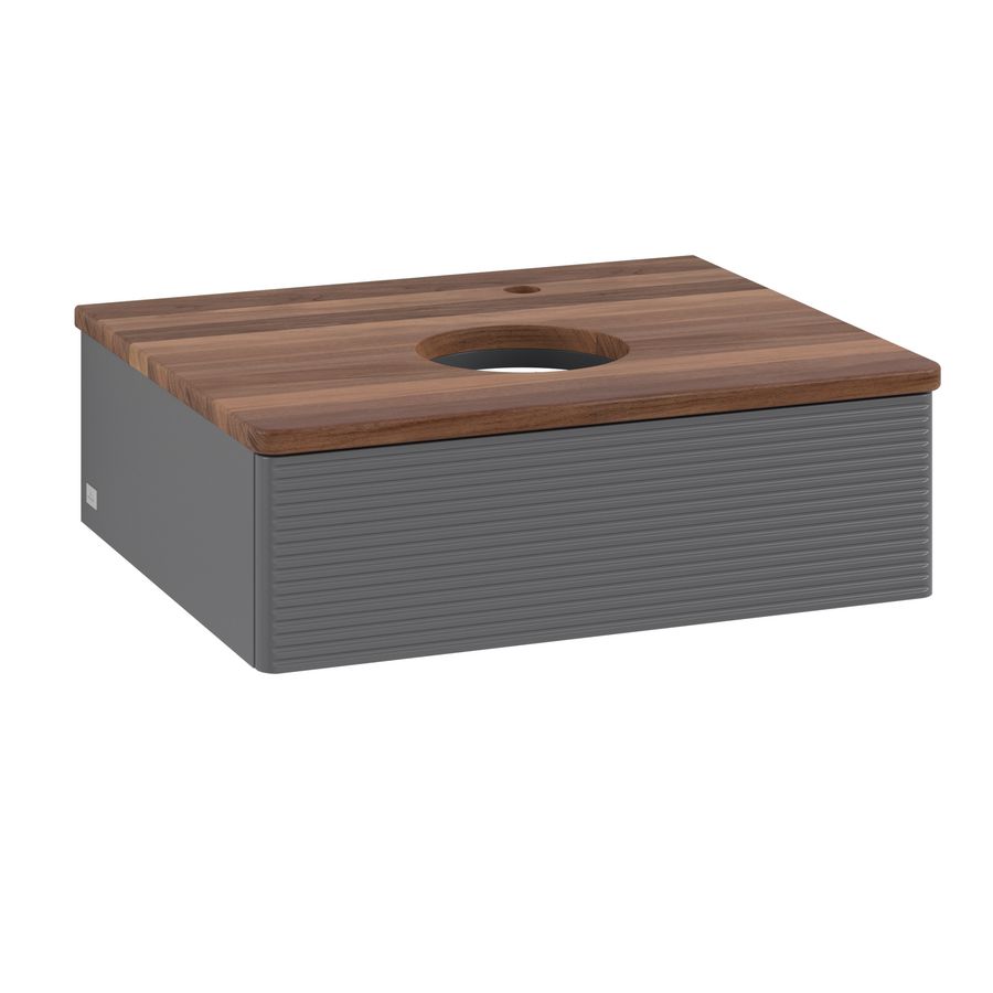 Wastafelonderkast Antao 600x190x500mm Antr. Matt Lacquer K07152GK