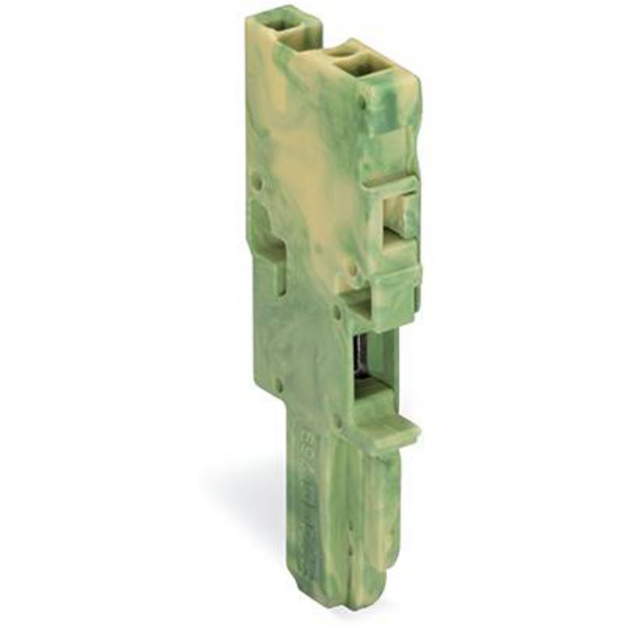 1-draads female steker CAGE CLAMP 4mm2 groen-geel VVE=100