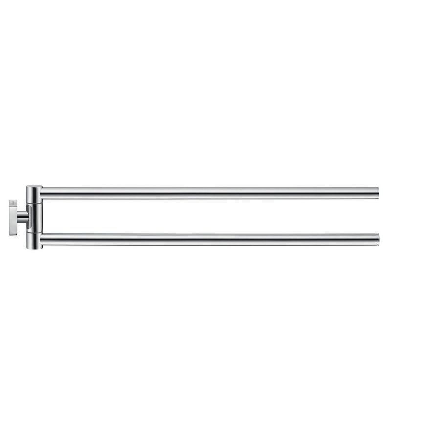 Handdoekhouder 45 cm Karree double, Chroom