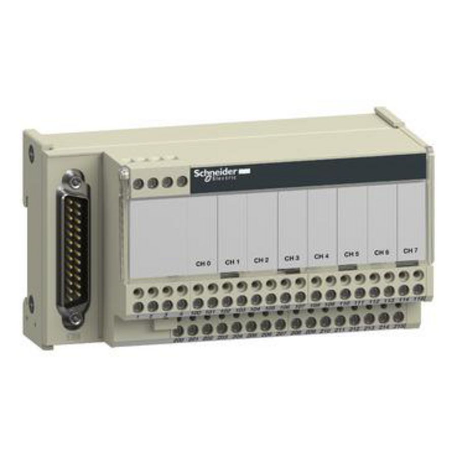 Aansluitmodule distributie 8 analoge u Advantys