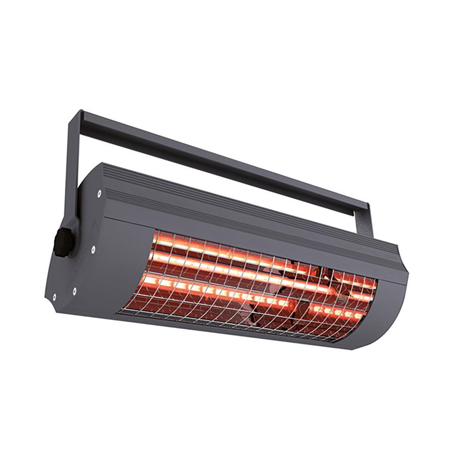 ECO+ HP infraroodstraler, 2 kW, nano-antraciet