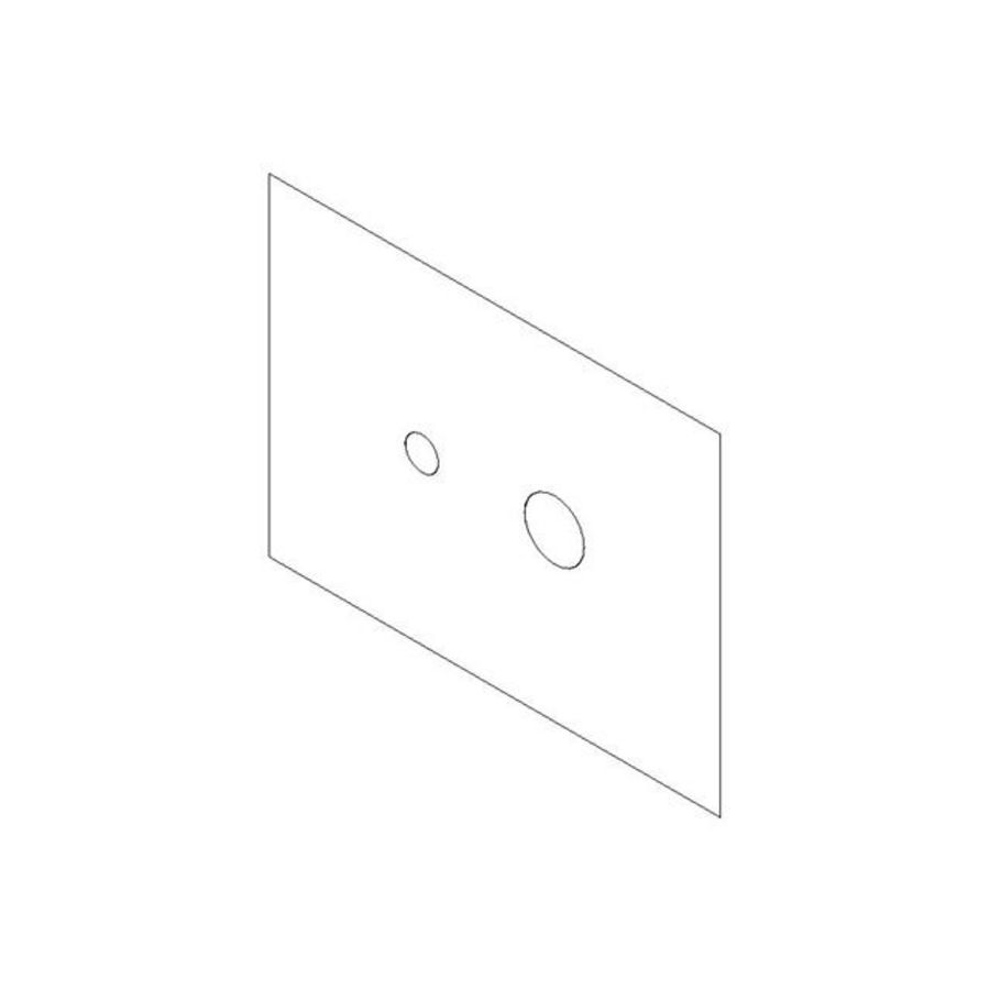 Dichting voor wastafel wand Afdichtmanchet 0414030740090