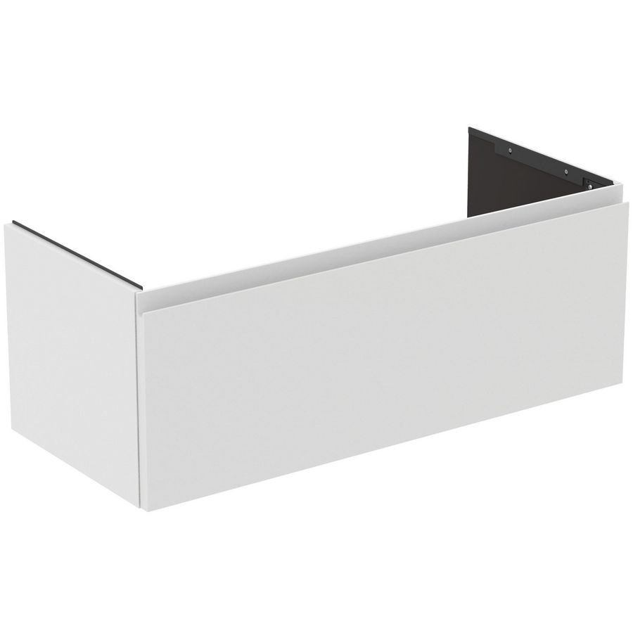 Wastafelmeubel 1000x440x370mm matt white 1 lade Finesse