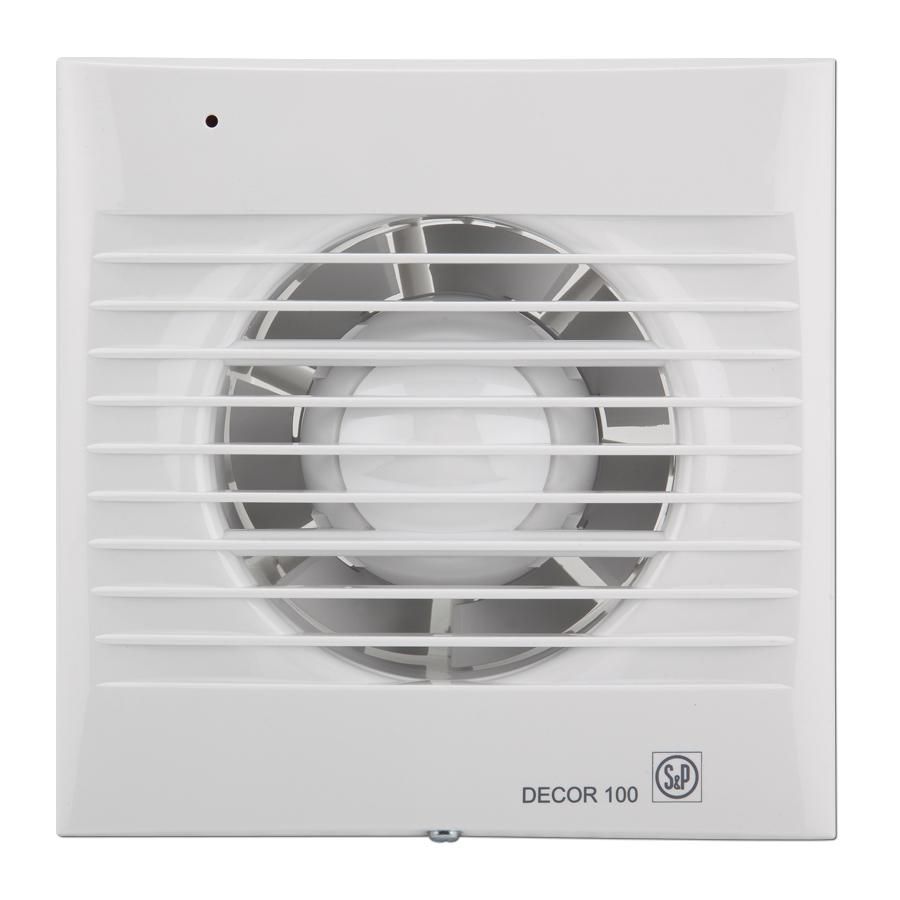 Badk.ventilator DECOR-100CRZ 100mm m. timer