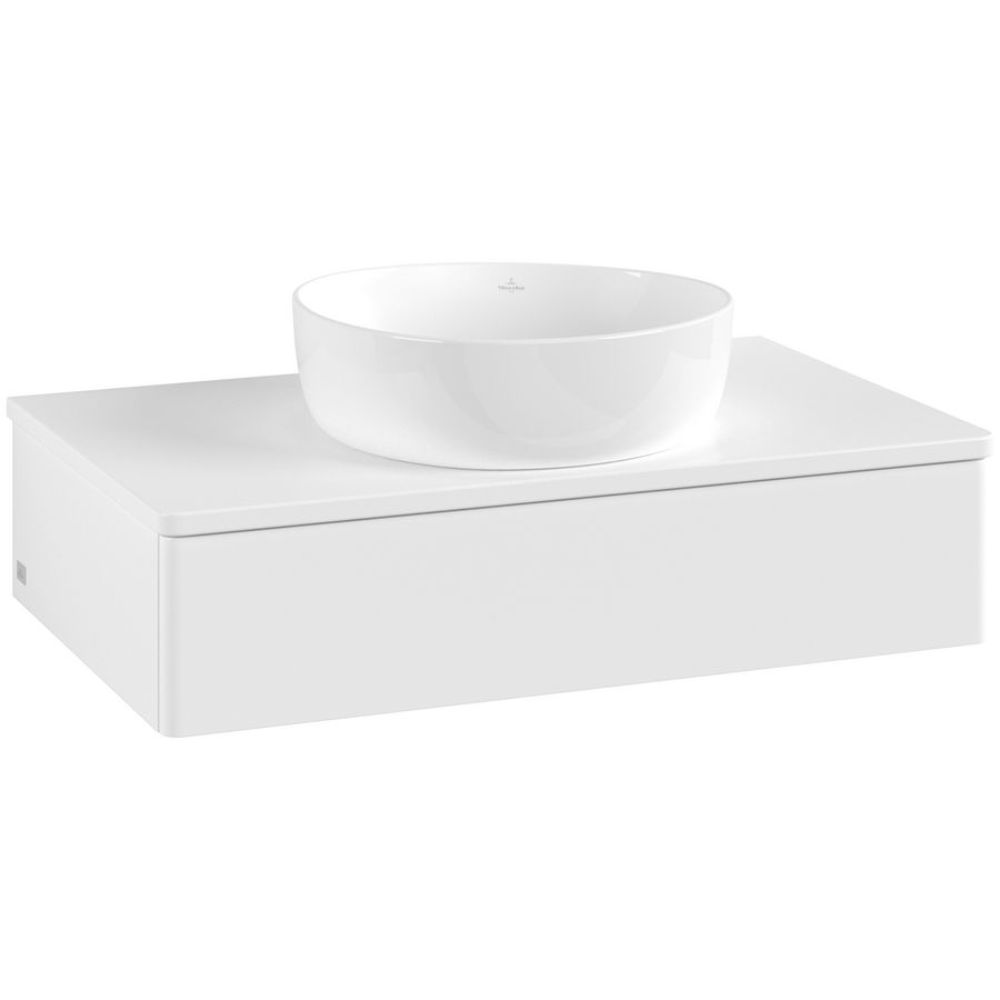 Wastafelonderkast Antao 800x190x500mm White Matt Lacquer L08010MT
