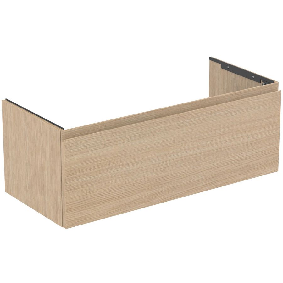 Wastafelmeubel 1000x440x370mm white oak 1 lade Finesse