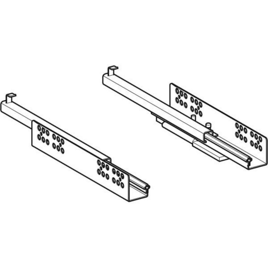 Set ladegeleiders /schuifladerails (2 st.) L=30cm