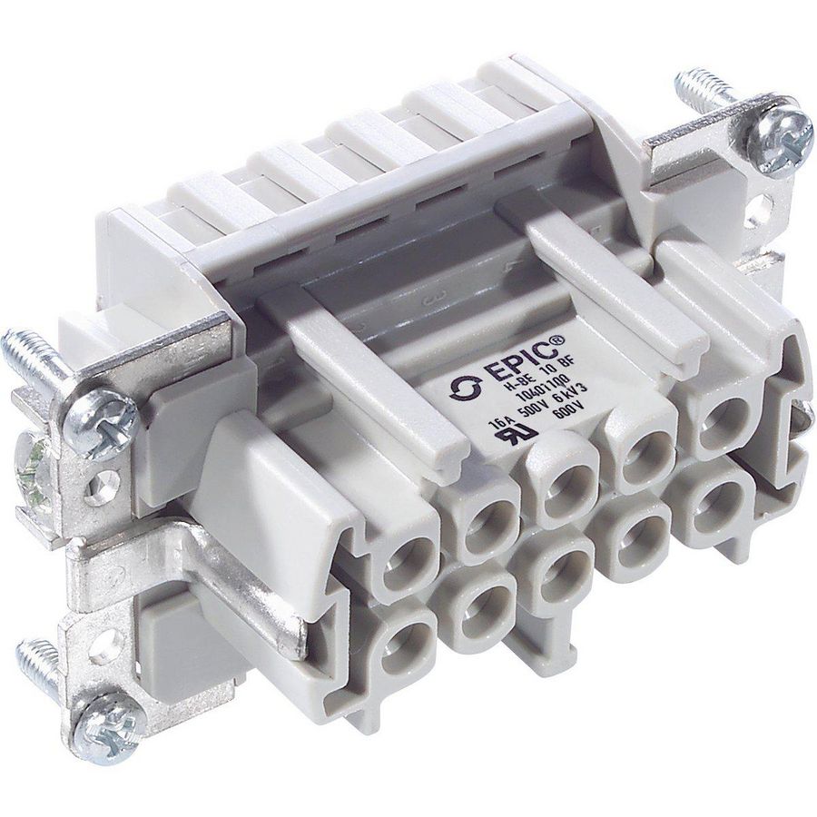 H-BE 10 BF FEMALE INSERT W. CLAMP SPRING VVE=10