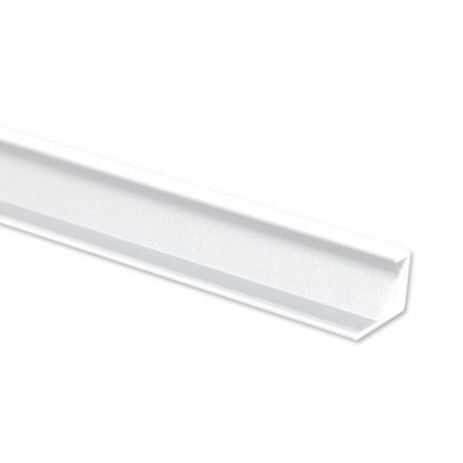 MP3 LED opbouwprofiel 200cm wit RAL9005 LED-strips max.10mm