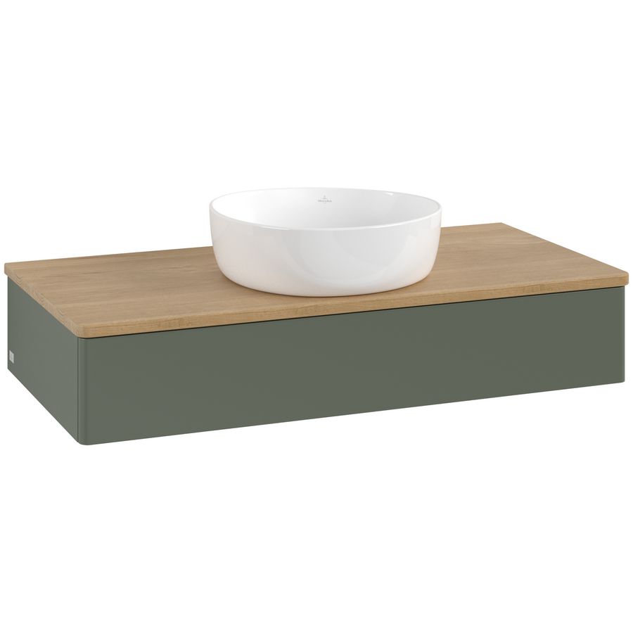 Wastafelonderkast Antao 1000x190x500mm L.Green Matt Lacquer K09011HL