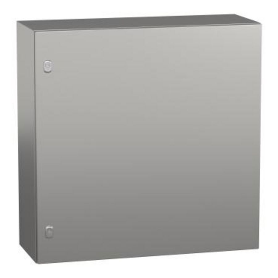 Kast Volle deur 800x800x300mm RVS 316L Scotch Br Spacial S3X