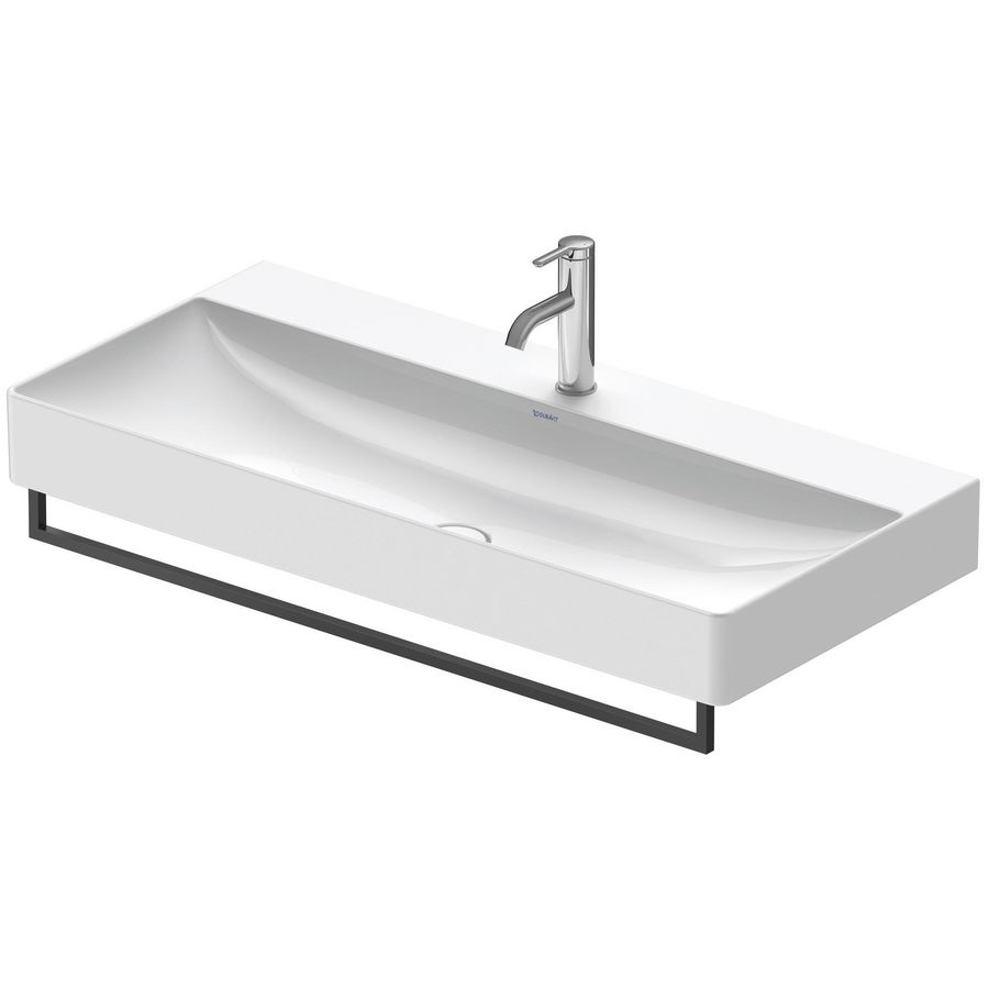 Handdoekhouder lengte: 941mm, Zwart mat