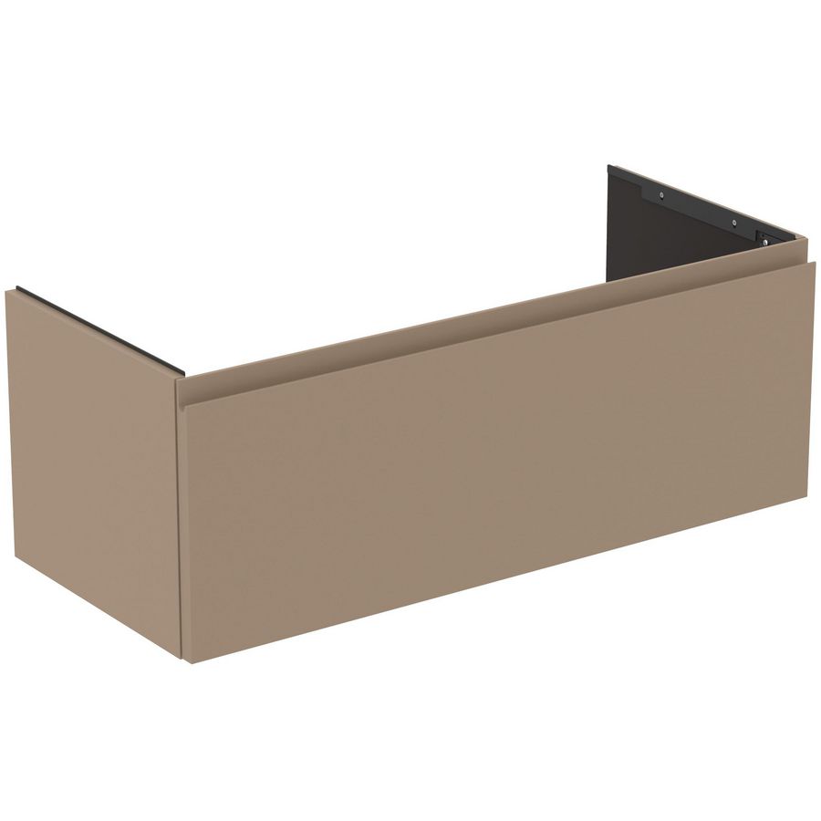 Wastafelmeubel 1000x440x370mm mat greige 1 lade Finesse
