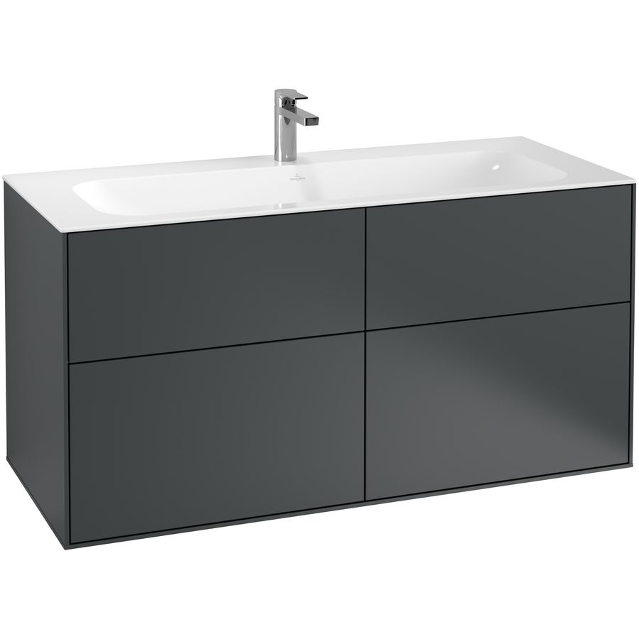 Wastafelonderkast Finion 1196x591x498mm Mid.Blue Matt Lacquer G05000HG