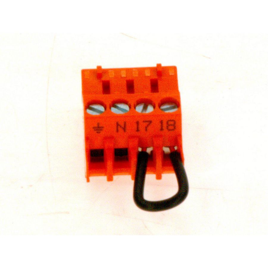 Aansluitklem 4-pol. 17B18 oranje