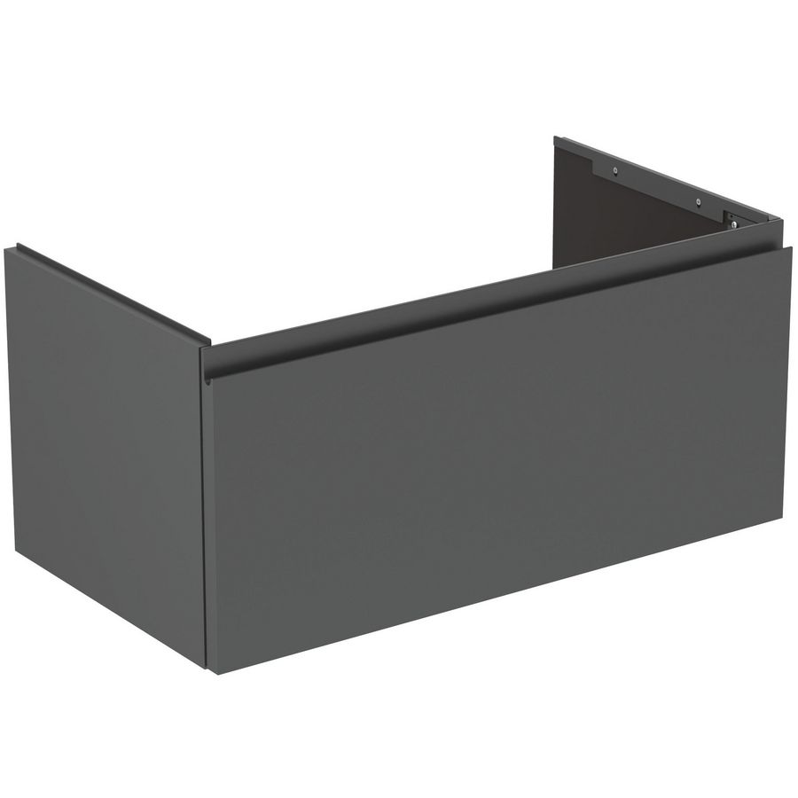 Wastafelmeubel 800x440x370mm matt anthracite 1 lade Finesse