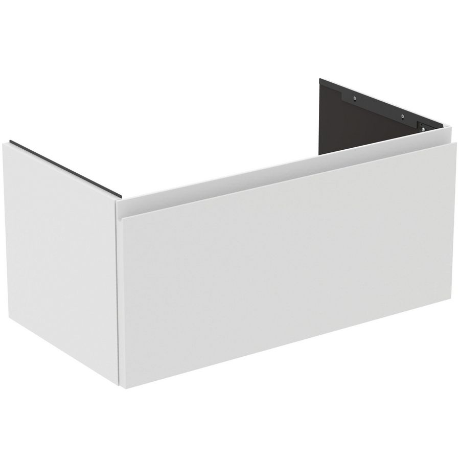 Wastafelmeubel 800x440x370mm matt white 1 lade Finesse