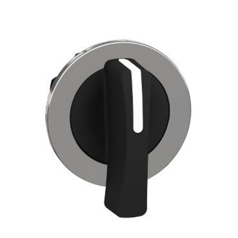 Flush mounted black selector sw. head long handle 3-position