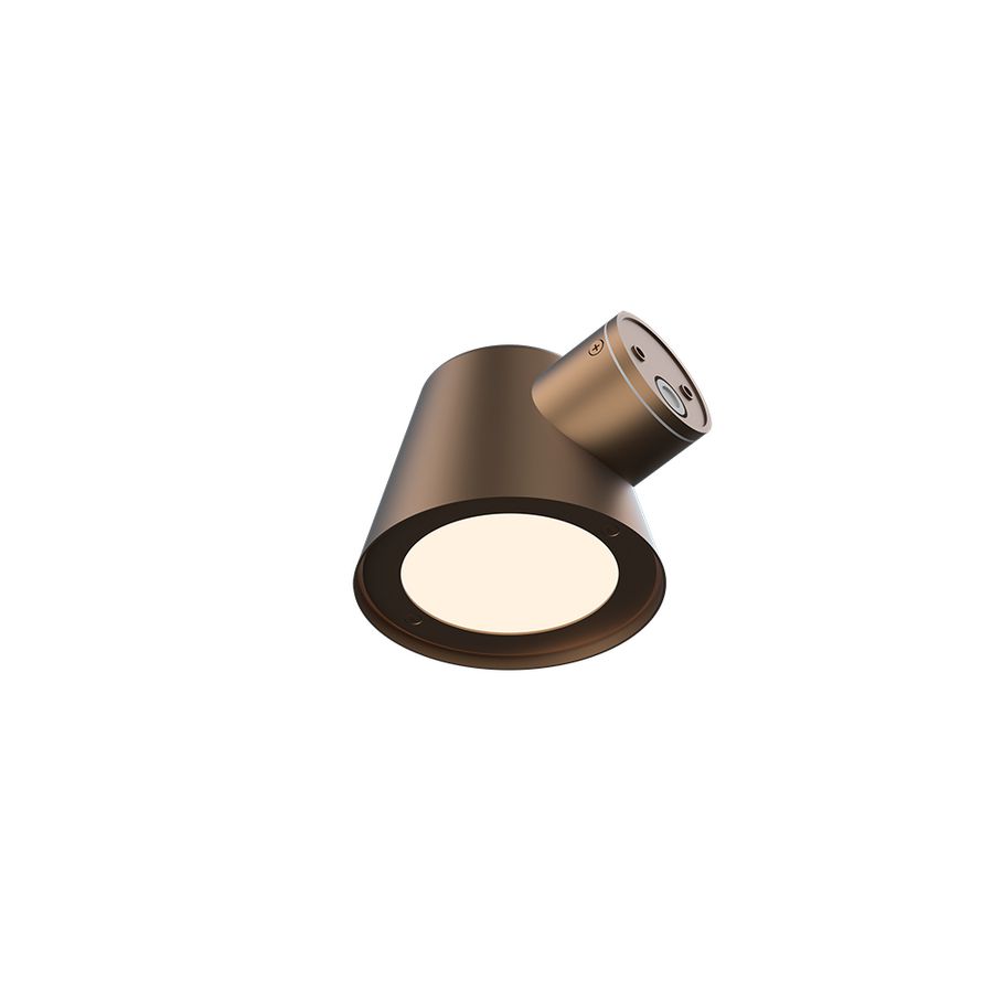 Wandlamp LED 008 3000K + 4000k Geborsteld mat koper
