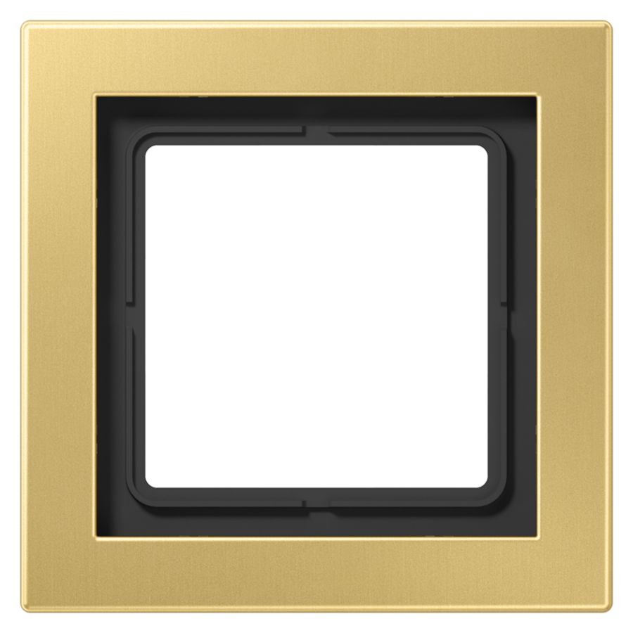 Afdekraam 1-voudig LSD messing klassiek