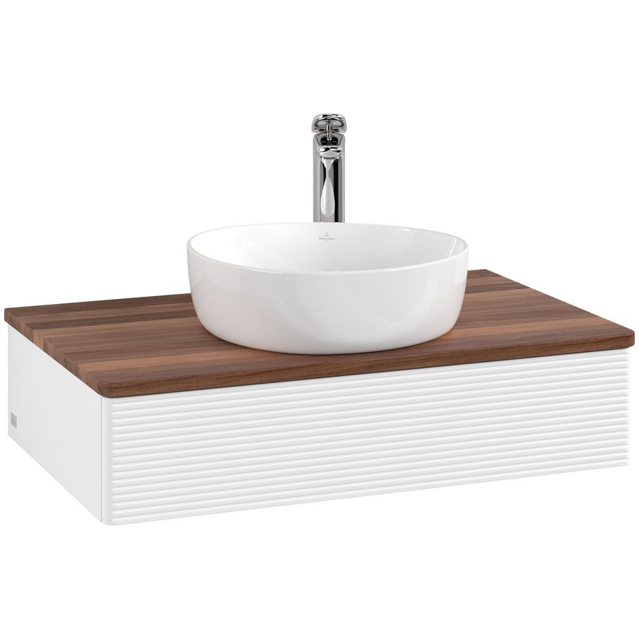 Wastafelonderkast Antao 800x190x500mm White Matt Lacquer L08152MT