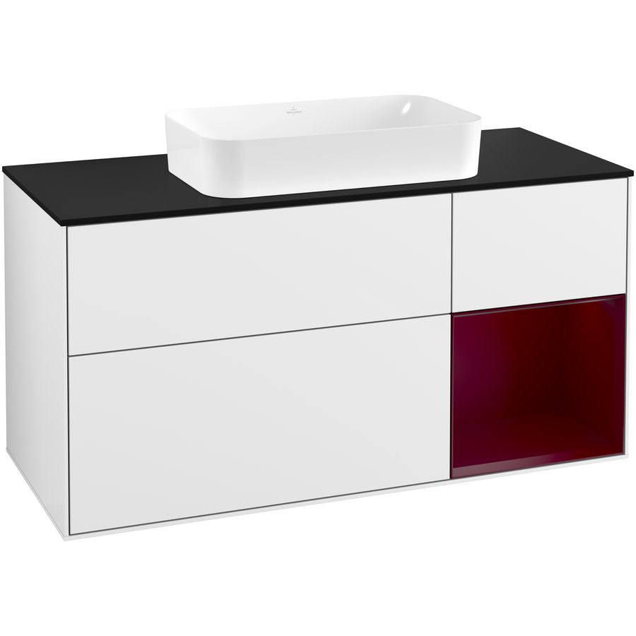 Wastafelonderkast Finion 1200x603x501mm G.White.L G302HBGF