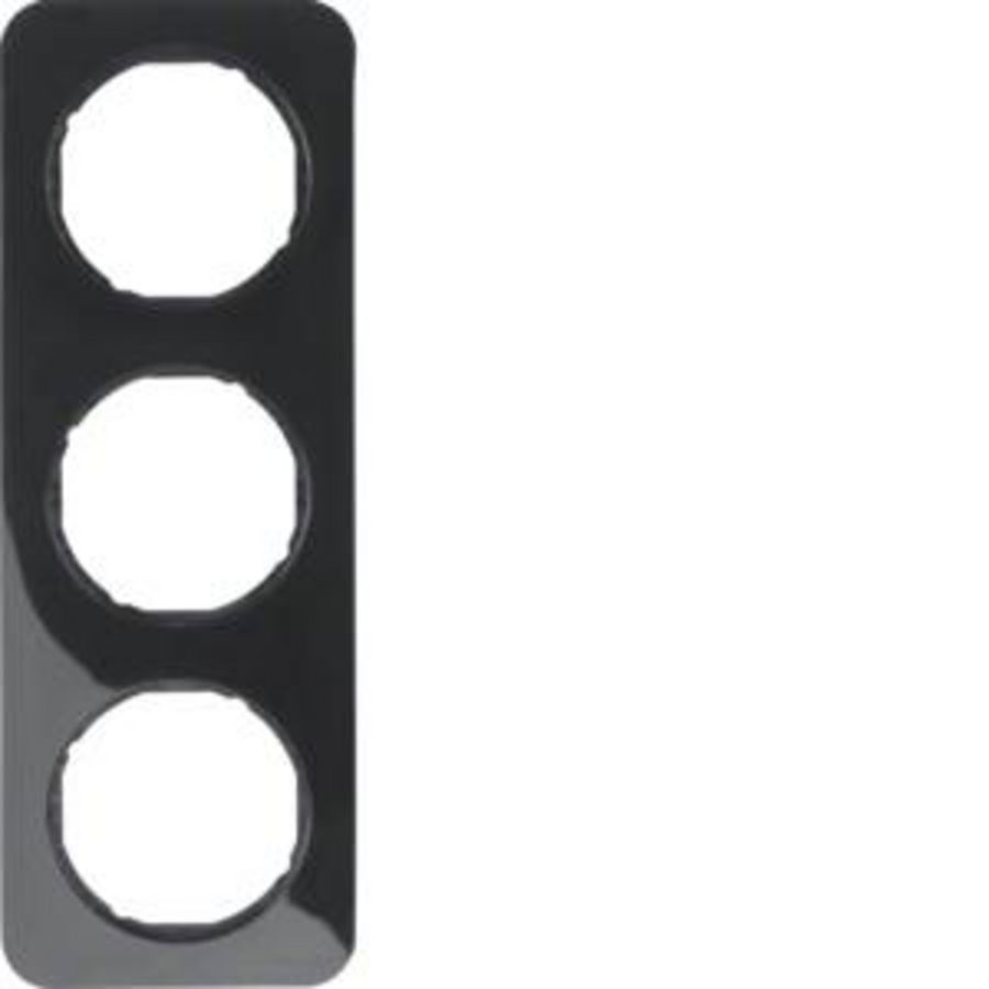 Afdekraam 3-v berker R.1 zwart glans