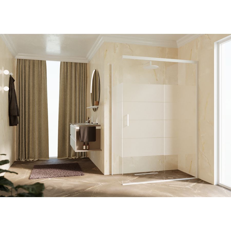 Deur Zeph 2.0 Ph 114 Link VeR114-117 Cm Strip Motief Wit Mat