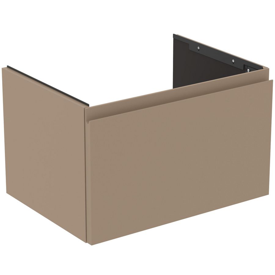 Wastafelmeubel 600x440x370mm mat greige 1 lade Finesse