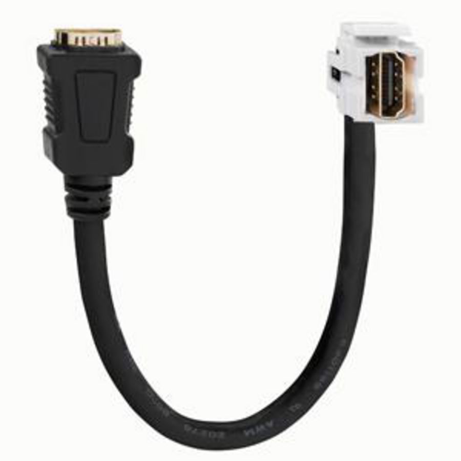 Keystone HDMI incl. 30cm Rutenbeck tbv vloerdozen wit