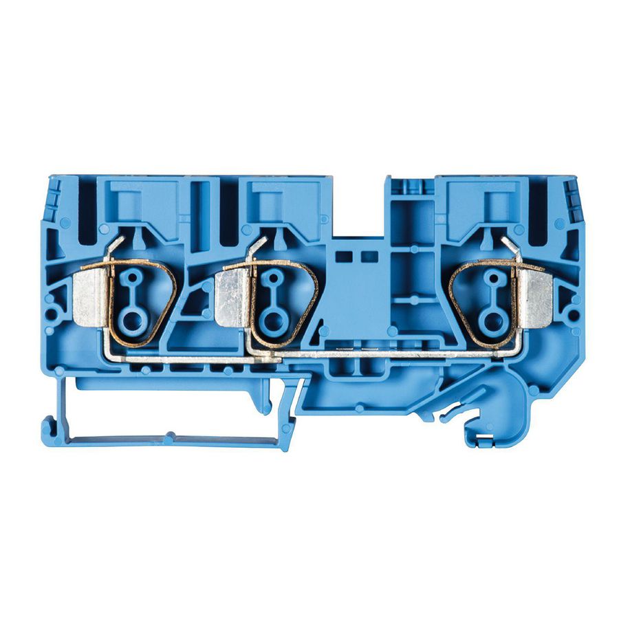 Doorgangsklem WKFN 10 d1/2/35 blauw VVE=50