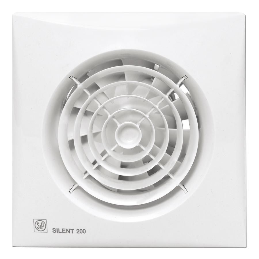 Badkamerventilator SILENT-200CRZ 120mm met timer