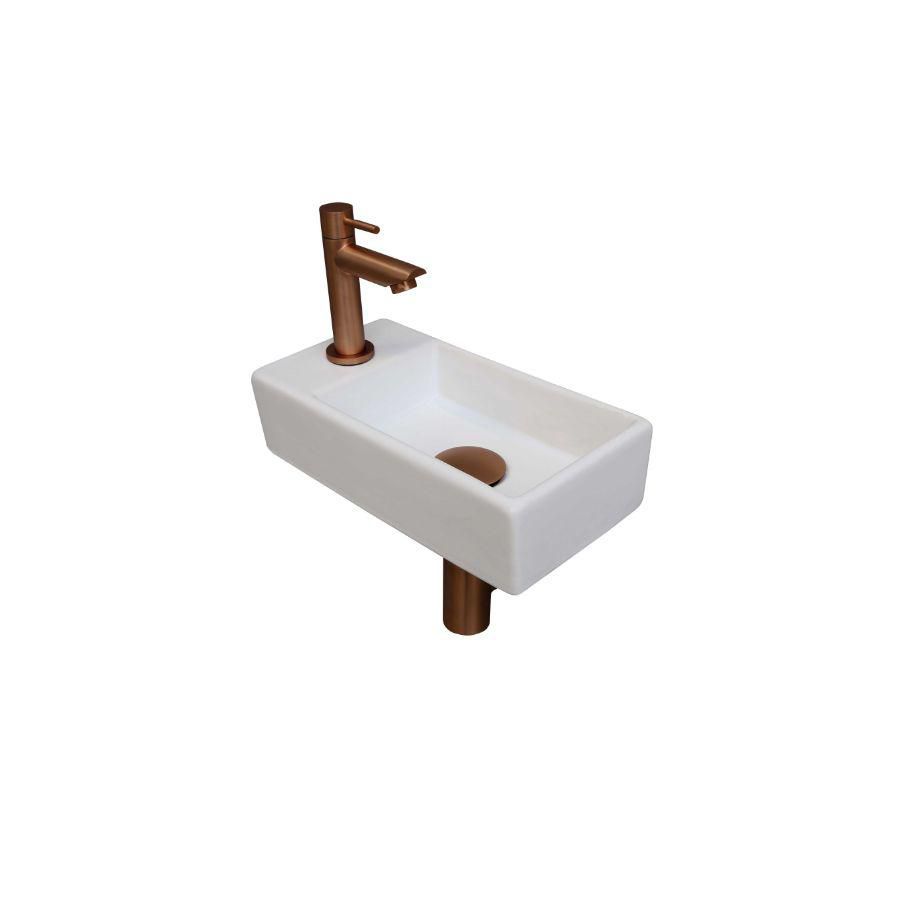 INK Versus Pack Porselein li Mat wit/Mat rose goud 36x18