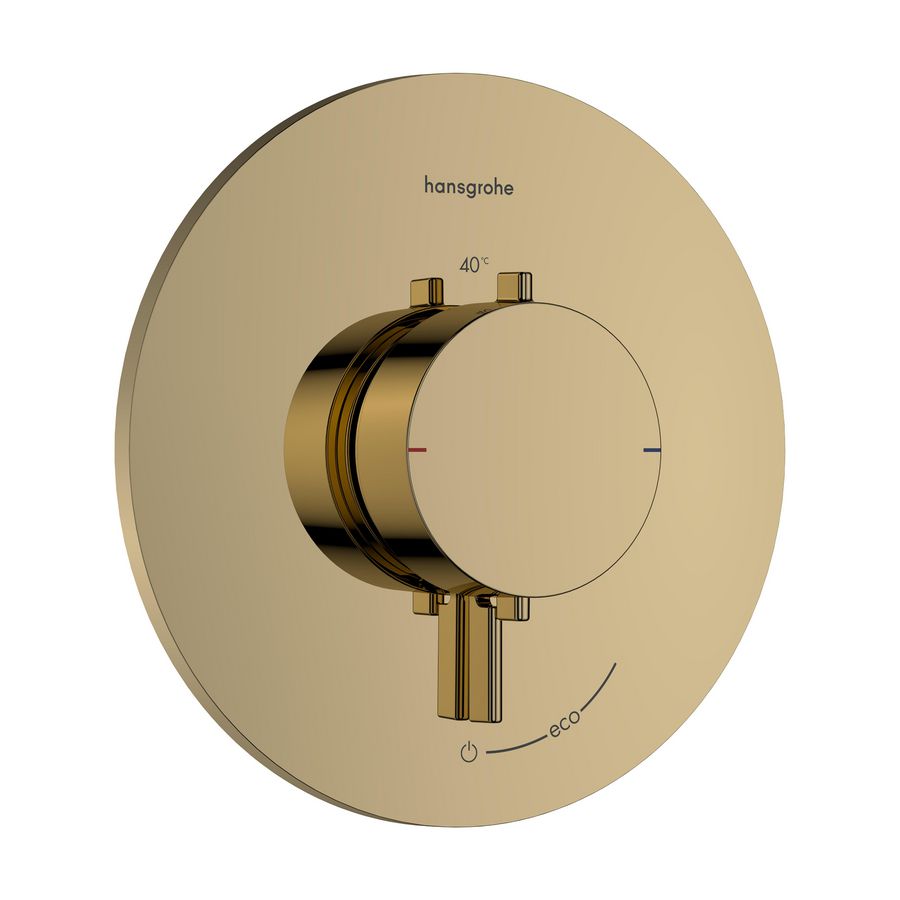 Inbouwthermostaat 1 functie Ecostat Comfort S Polished Gold-Optic