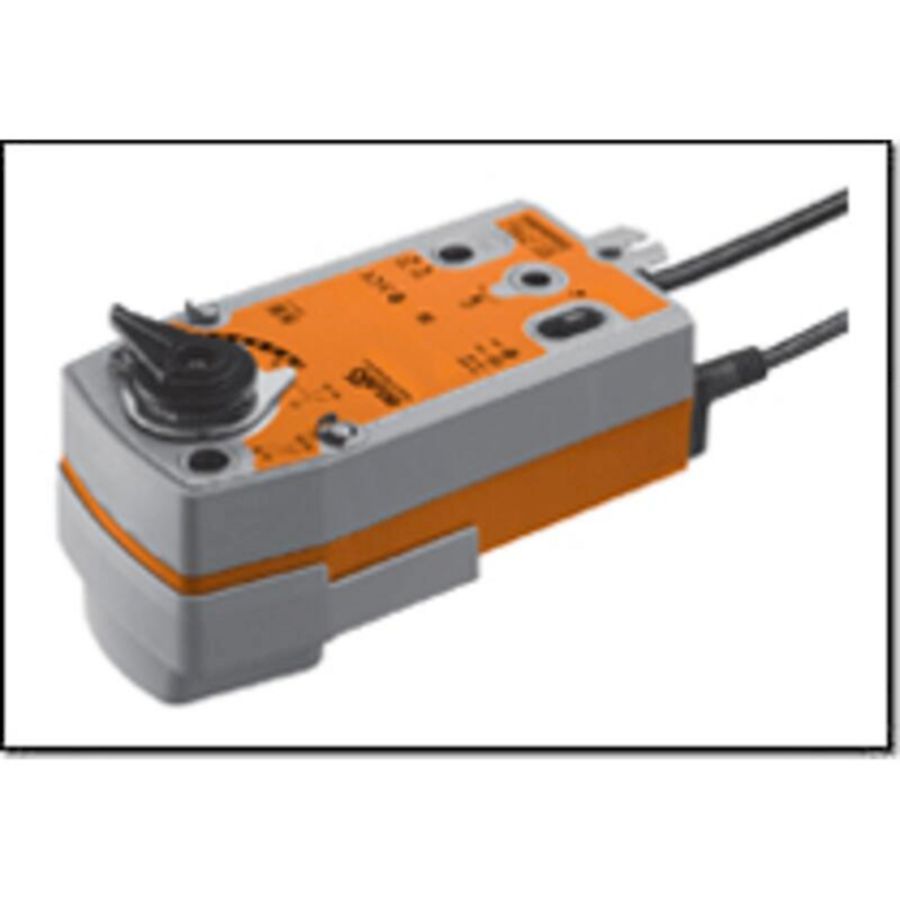 Vlinderklep veerteruggangmotor 230V 20Nm o/d 75s +2xS F05 NC