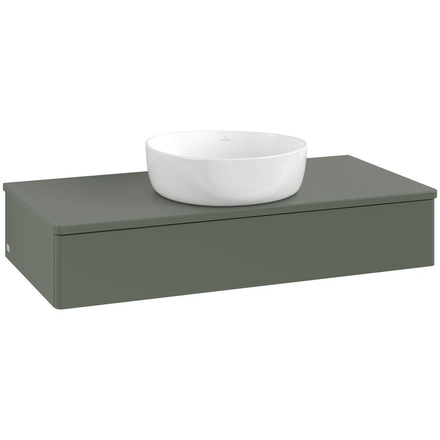 Wastafelonderkast Antao 1000x190x500mm L.Green Matt Lacquer L09050HL