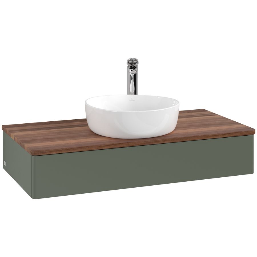 Wastafelonderkast Antao 1000x190x500mm L.Green Matt Lacquer L09052HL