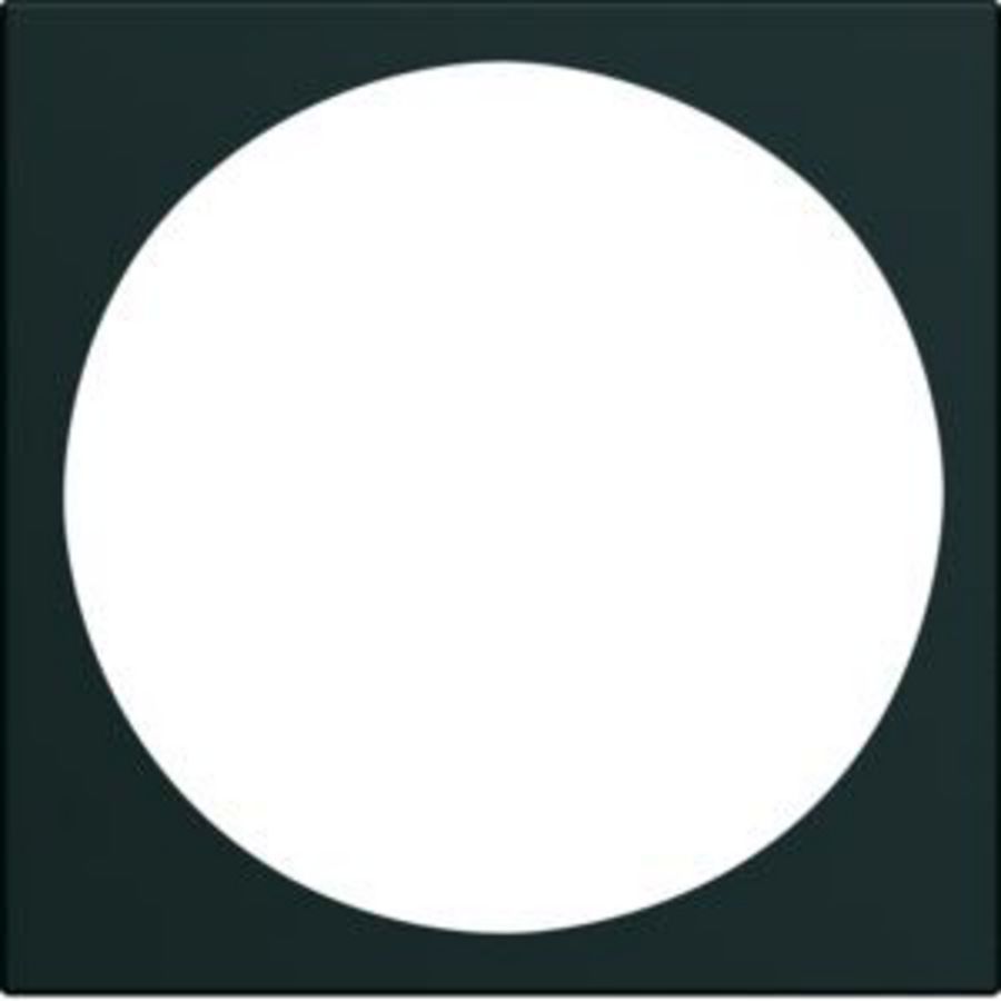 Centraalplaat multimedia 45mm Gallery zwart