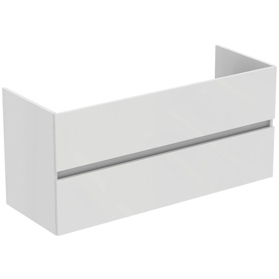 Wastafelmeubel TIEMPO 120x44cm 2x la wit