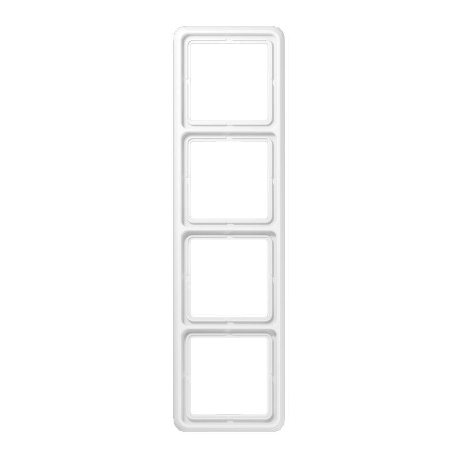 Afdekraam alpin wit 4-voudig CD500