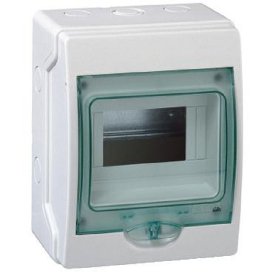Mini verdeler DINrail componenten 1x6 modulen,aarde en n