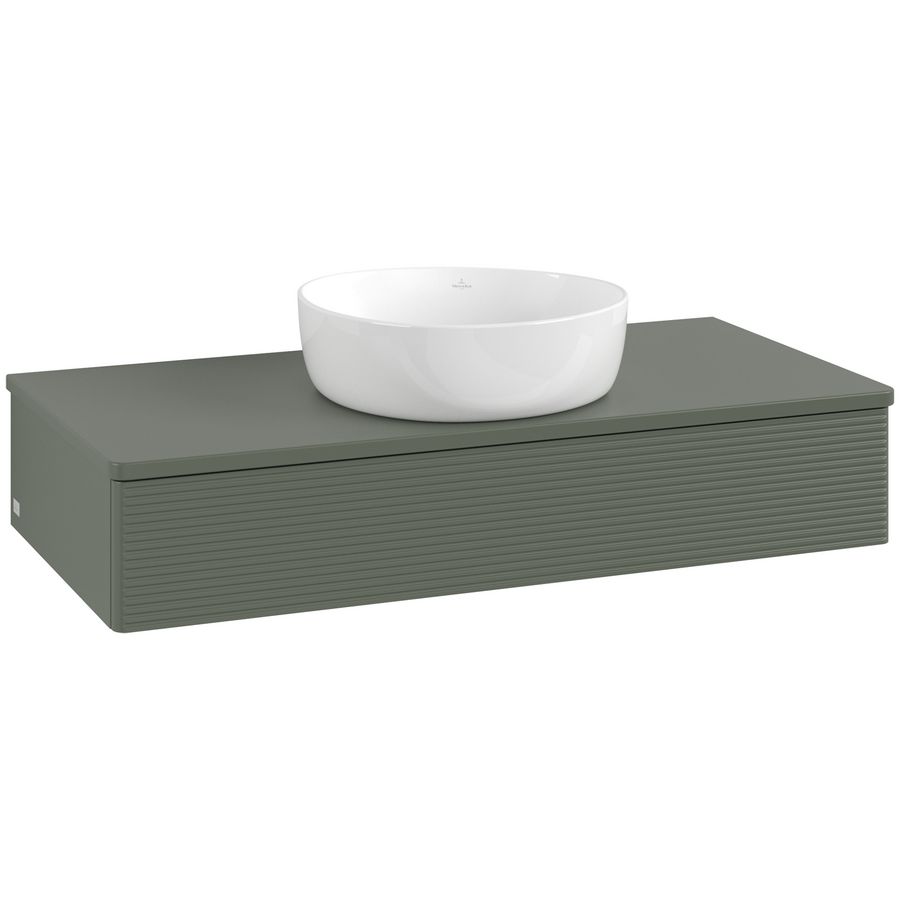 Wastafelonderkast Antao 1000x190x500mm L.Green Matt Lacquer L09110HL