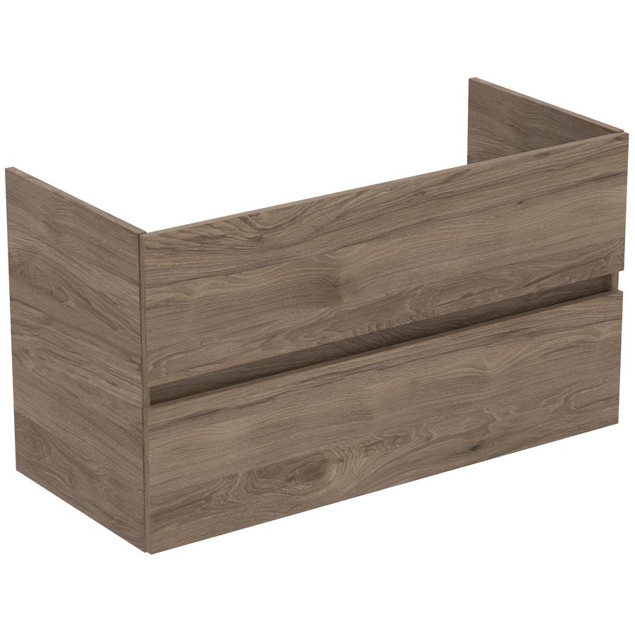 Wastafelmeubel TIEMPO 100x44cm 2x la flint hickory