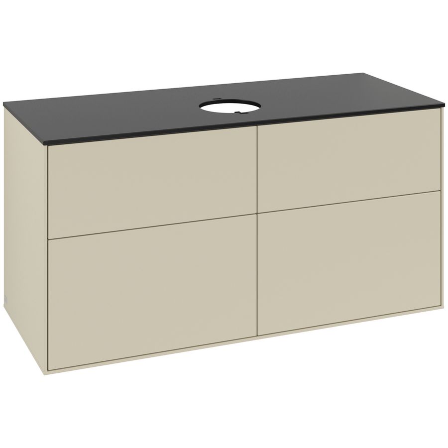 Wastafelonderkast Finion 1200x603x501mm S.Grey Matt Lacquer GA3200HJ