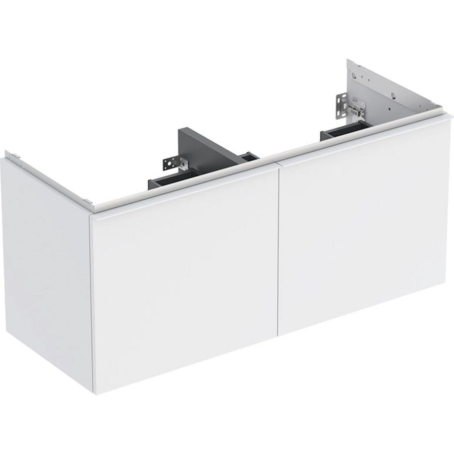 Acanto dub.wastafelonderkast 2 lades 2 binnenlades B120 Wit mat