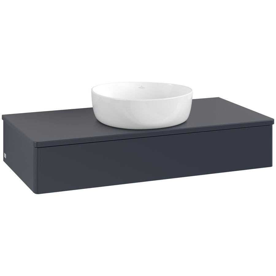 Wastafelonderkast Antao 1000x190x500mm Mid.Blue Matt Lacquer K09010HG