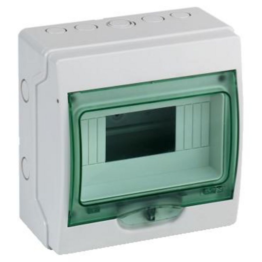 Mini verdeler DINrail componenten 1x8 modulen aarde en N