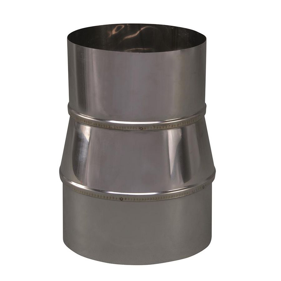 EW RVS verloopstuk 109mm uitw. - 100mm